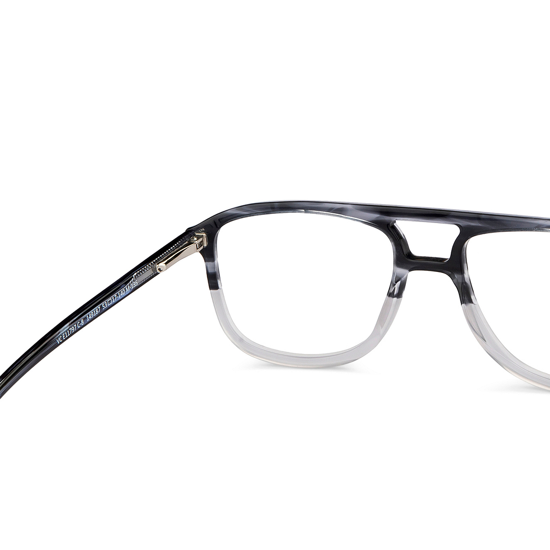 Vincent Chase Online Gray Transparent Full Rim Square right side