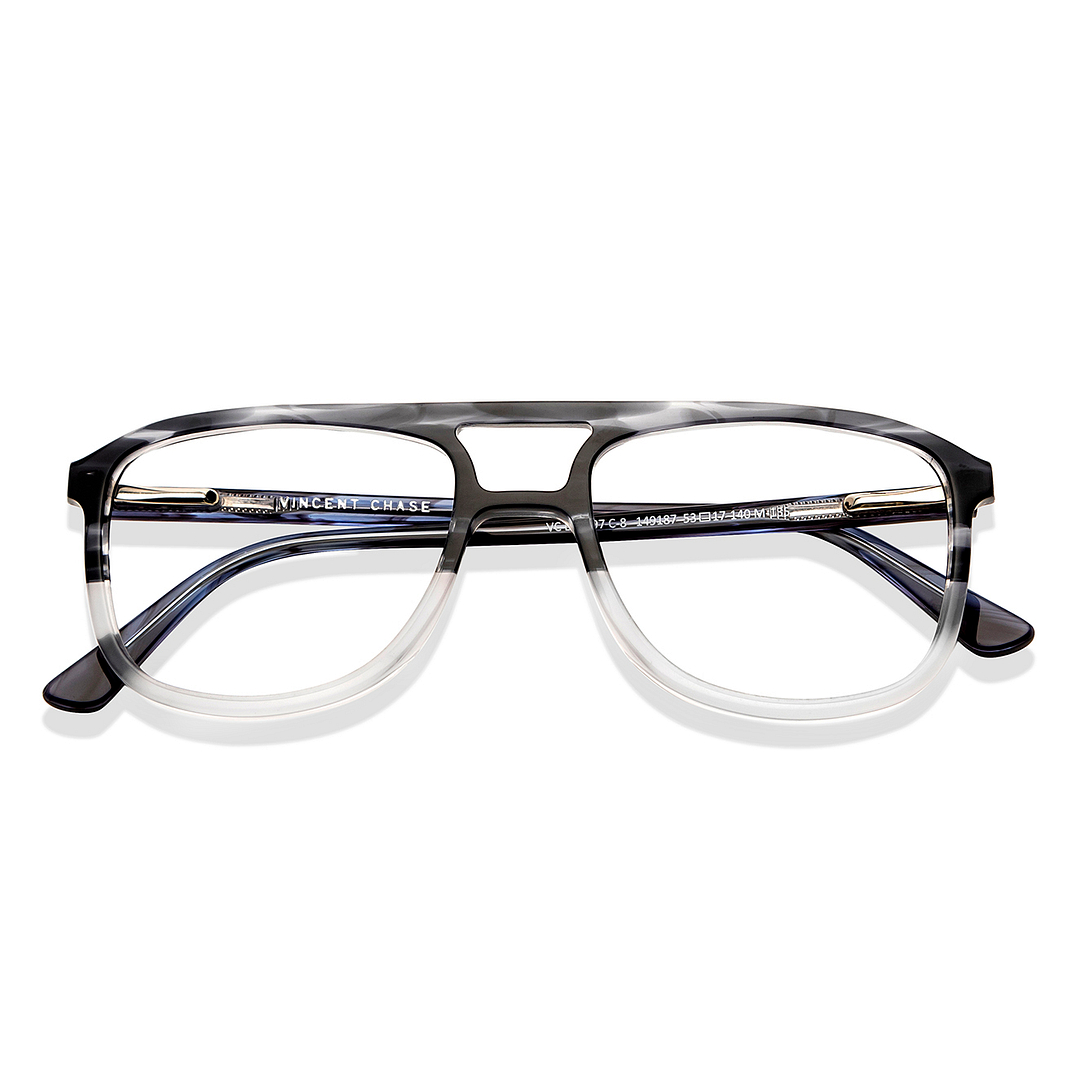 Vincent Chase Online Gray Transparent Full Rim Square left side