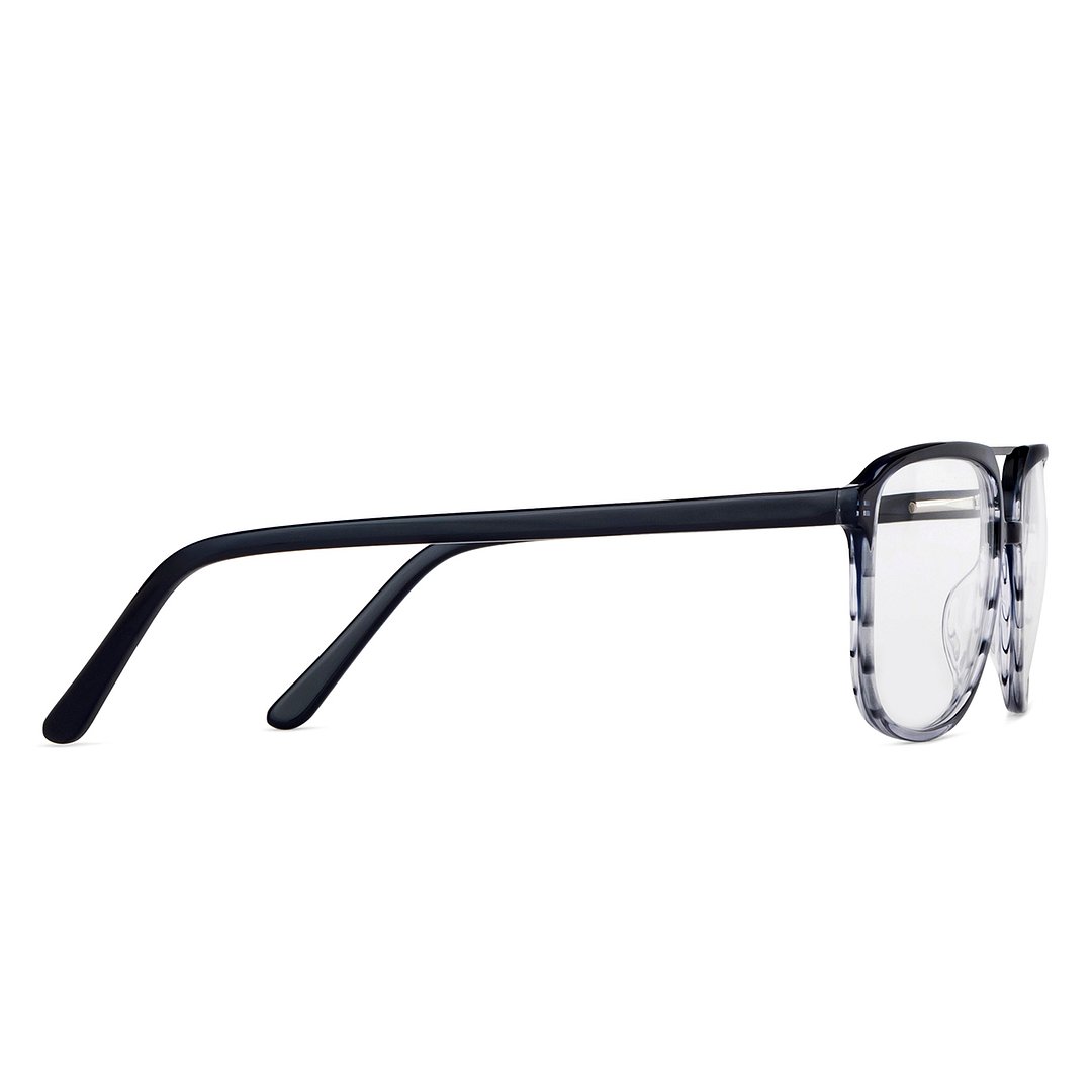 Vincent Chase Sky Blue Full Rim Square left side