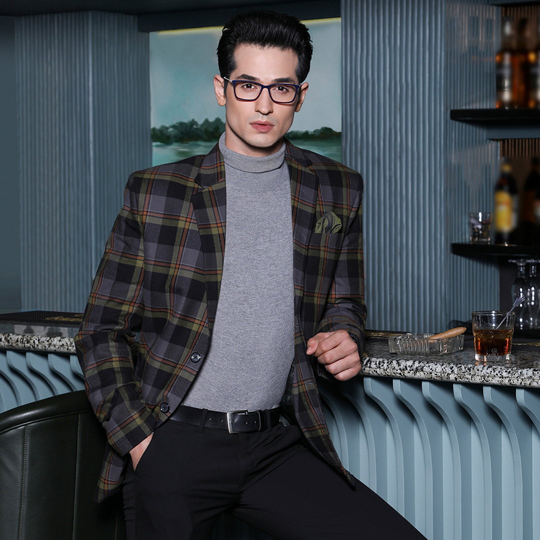 Vincent Chase Online Sky Blue Full Rim Rectangle right side