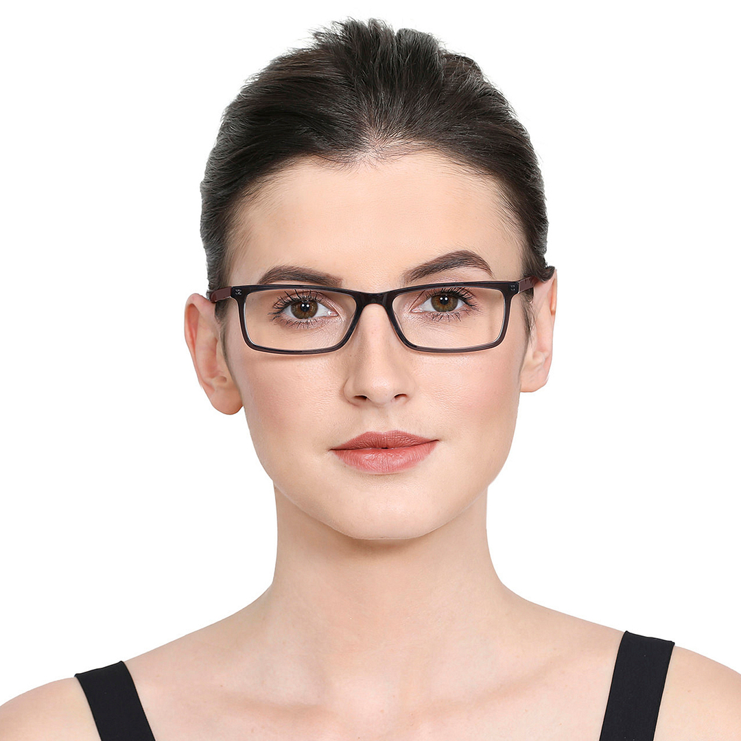 Vincent Chase Online Gray Transparent Full Rim Rectangle right side