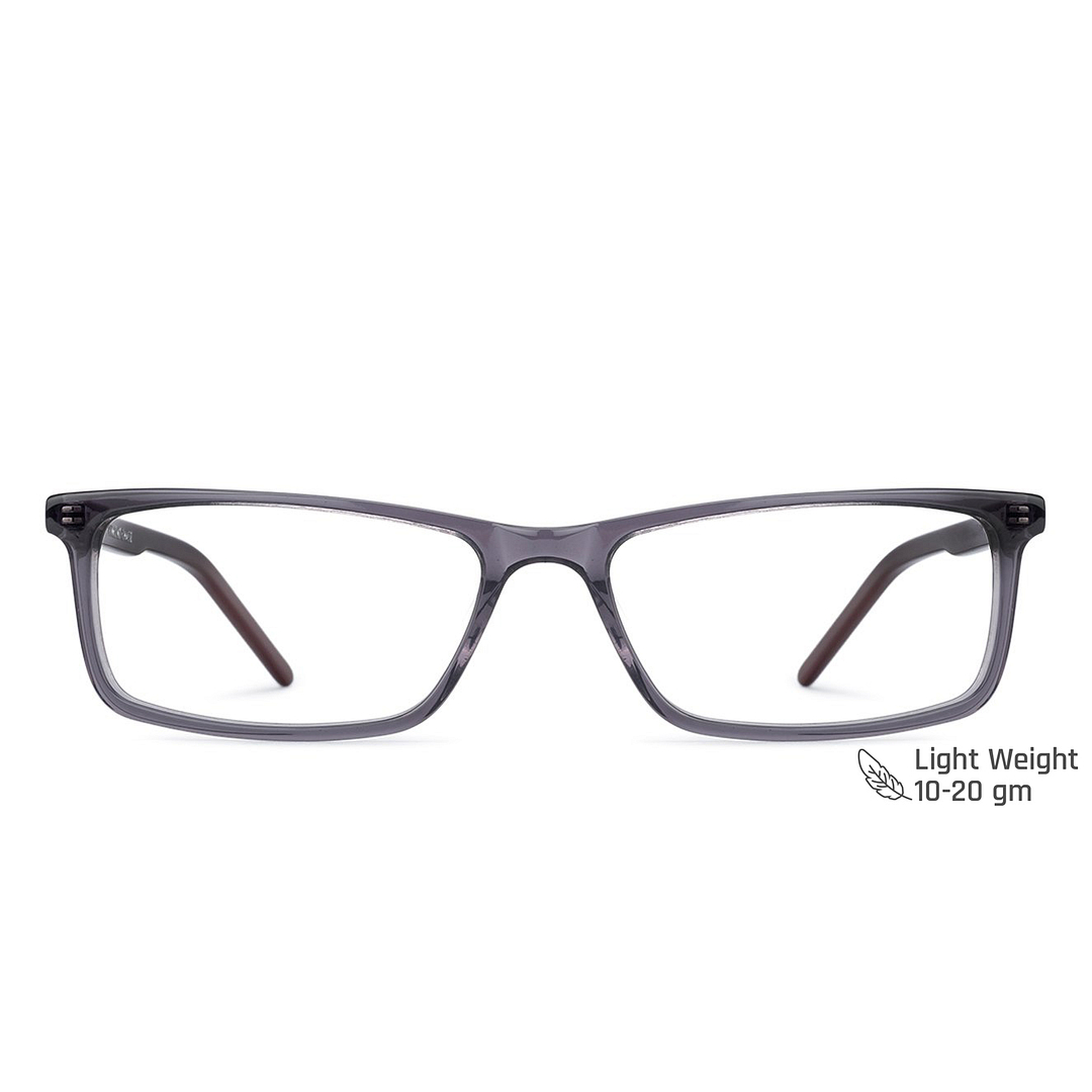 Vincent Chase Online Gray Transparent Full Rim Rectangle left side