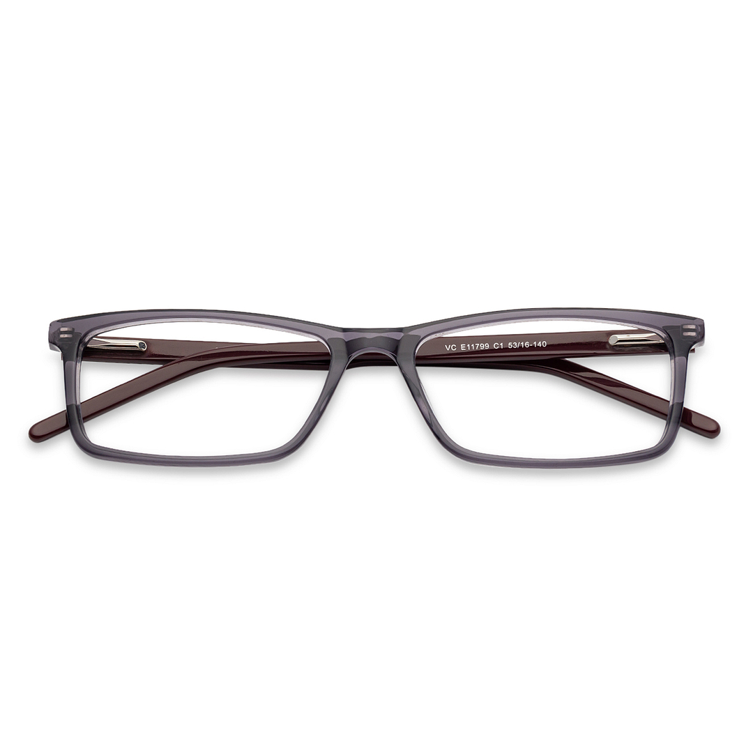 Vincent Chase Online Gray Transparent Full Rim Rectangle right side