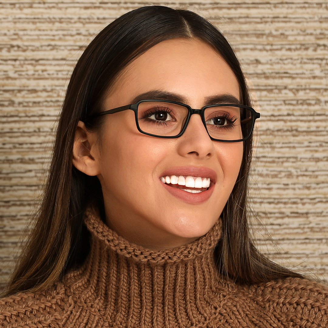 Vincent Chase Online Black Full Rim Rectangle left side