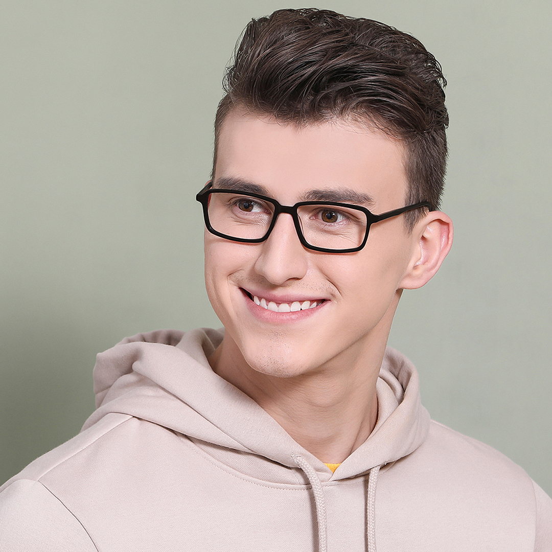 Vincent Chase Online Black Full Rim Rectangle left side