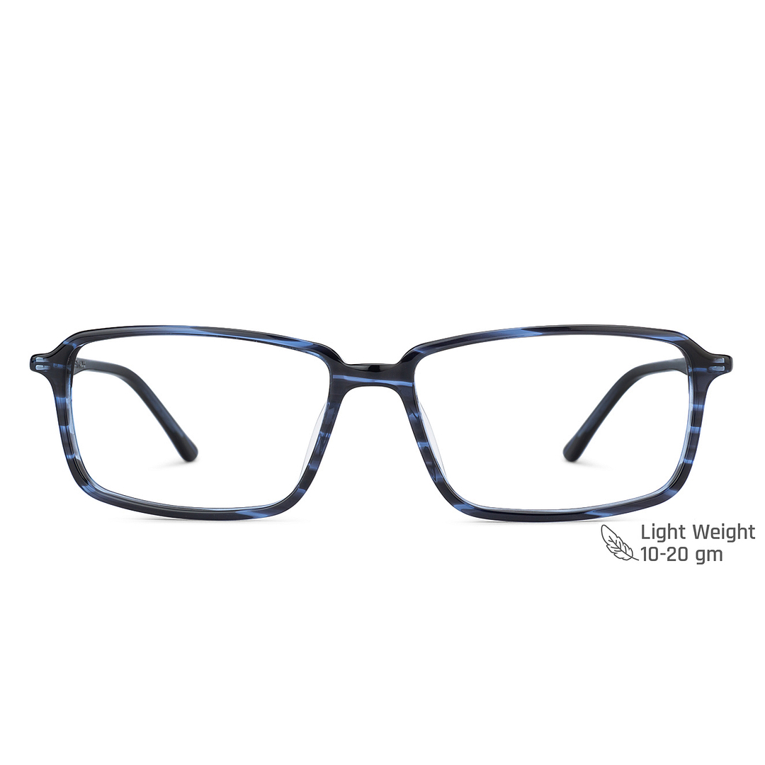 Vincent Chase Online Sky Blue Full Rim Rectangle left side