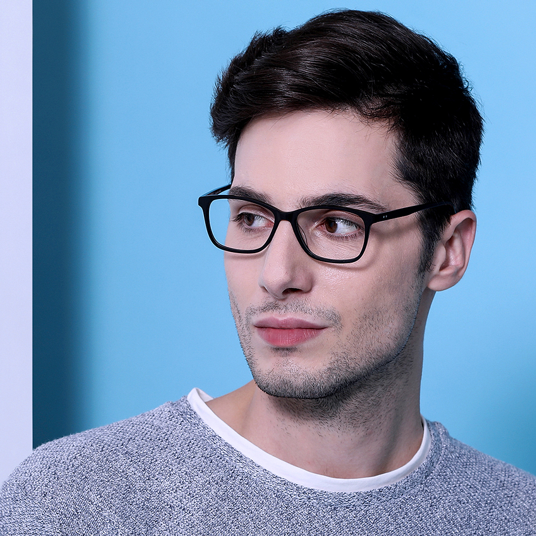 Vincent Chase Online Black Full Rim Rectangle left side