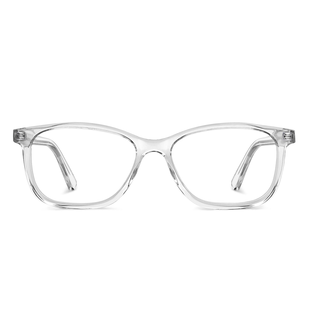 Vincent Chase Online Crystal Transparent Full Rim Rectangle left side