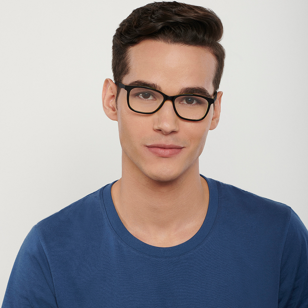 Vincent Chase Online Black Full Rim Rectangle left side