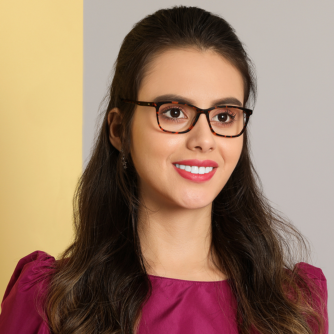 Vincent Chase Online Light Brown Full Rim Rectangle left side