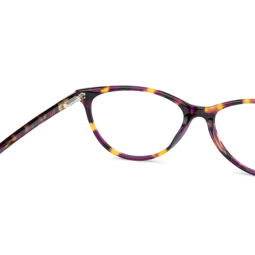 Vincent Chase Online Purple Full Rim Cat Eye left side