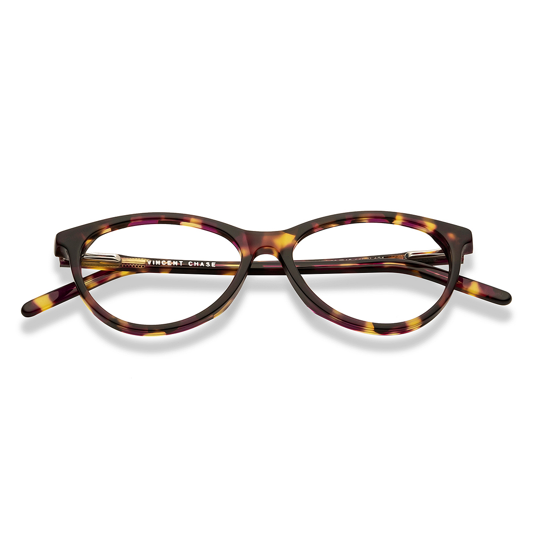 Vincent Chase Online Purple Full Rim Cat Eye left side