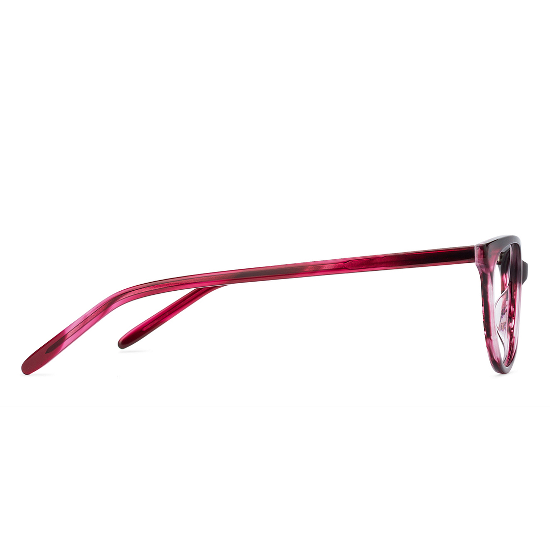 Vincent Chase Online Purple Transparent Full Rim Cat Eye right side