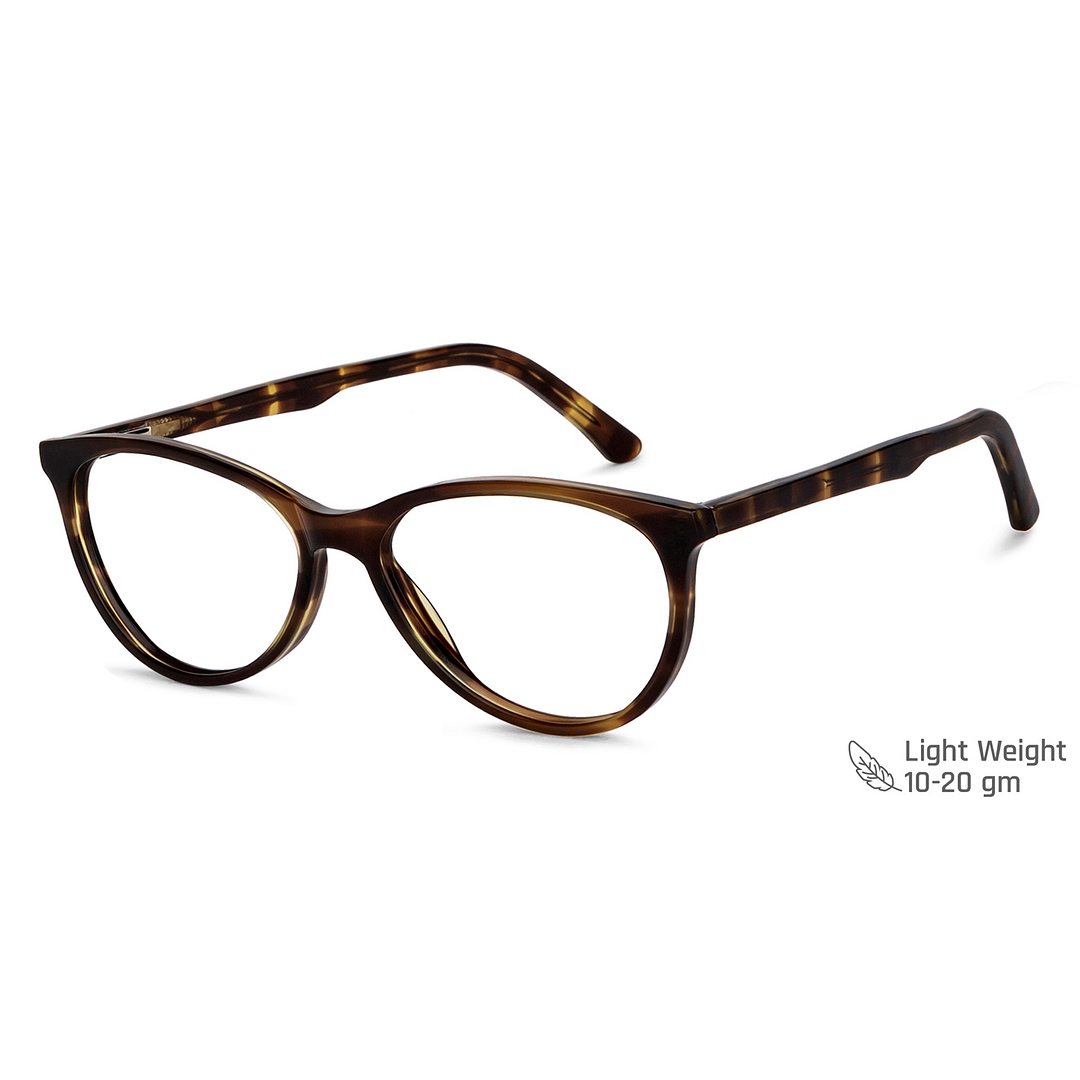 Vincent Chase Online Light Brown Full Rim Cat Eye right side