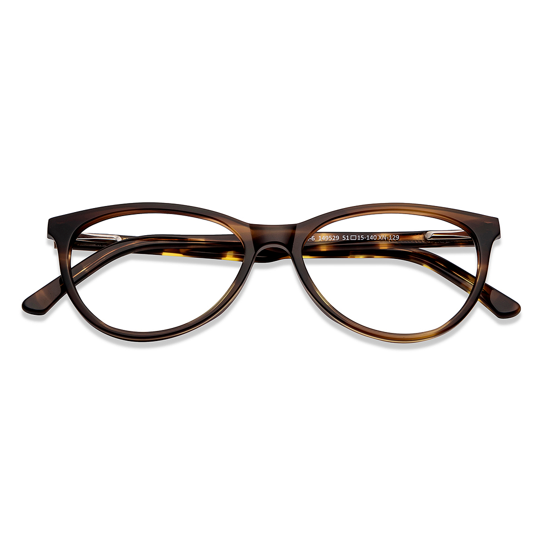 Vincent Chase Online Light Brown Full Rim Cat Eye left side