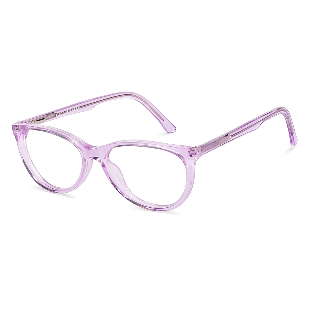 Vincent Chase Online Purple Transparent Full Rim Cat Eye right side