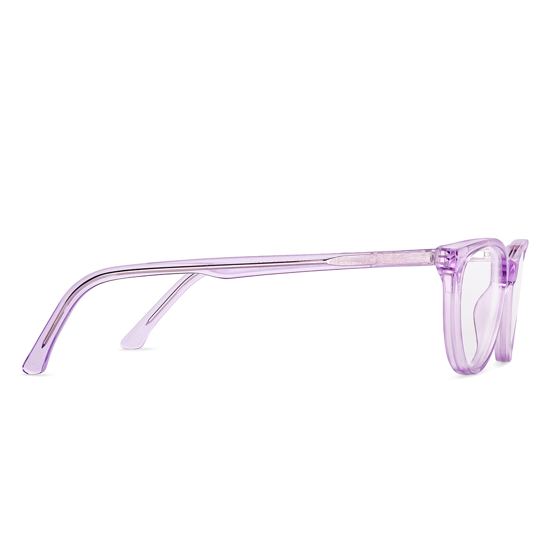 Vincent Chase Online Purple Transparent Full Rim Cat Eye left side