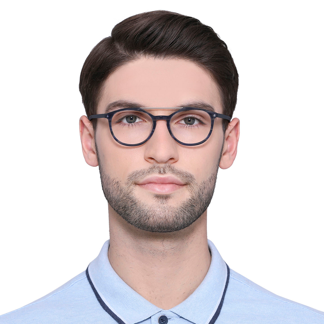 Vincent Chase Online Light Gray Full Rim Round left side