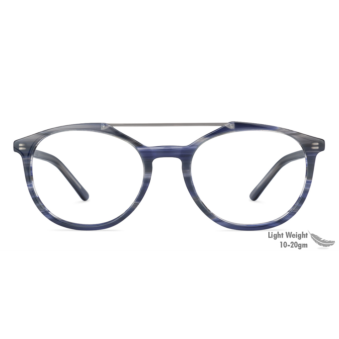 Vincent Chase Online Light Gray Full Rim Round left side