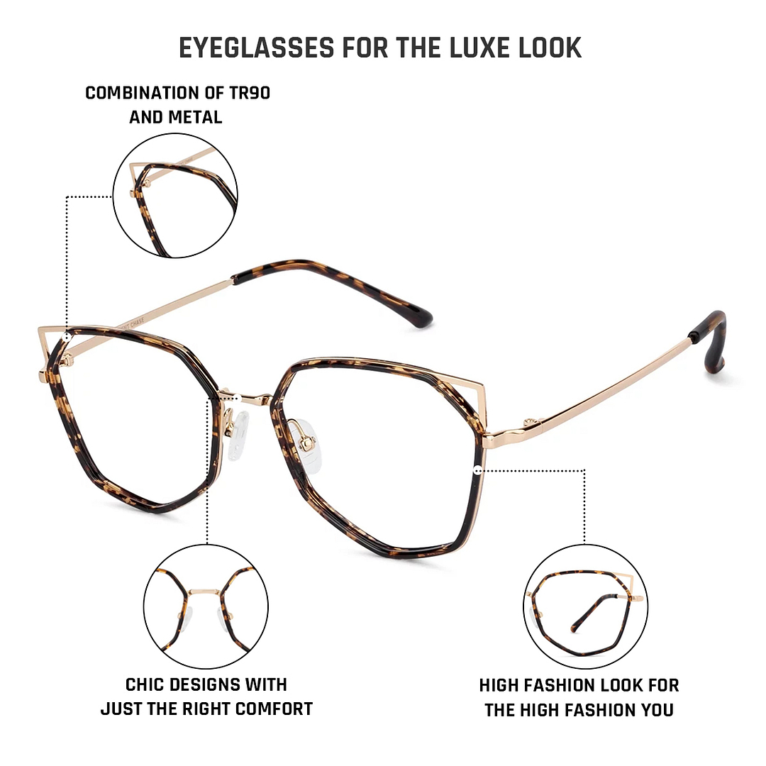 Lenskart Air Online Light Brown Full Rim Geometric right side