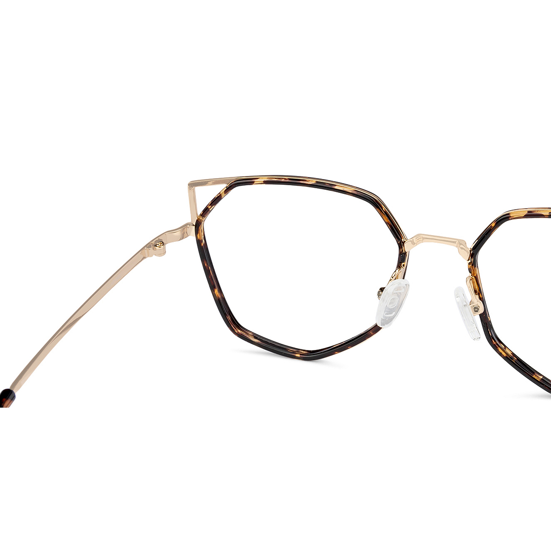 Lenskart Air Online Light Brown Full Rim Geometric left side