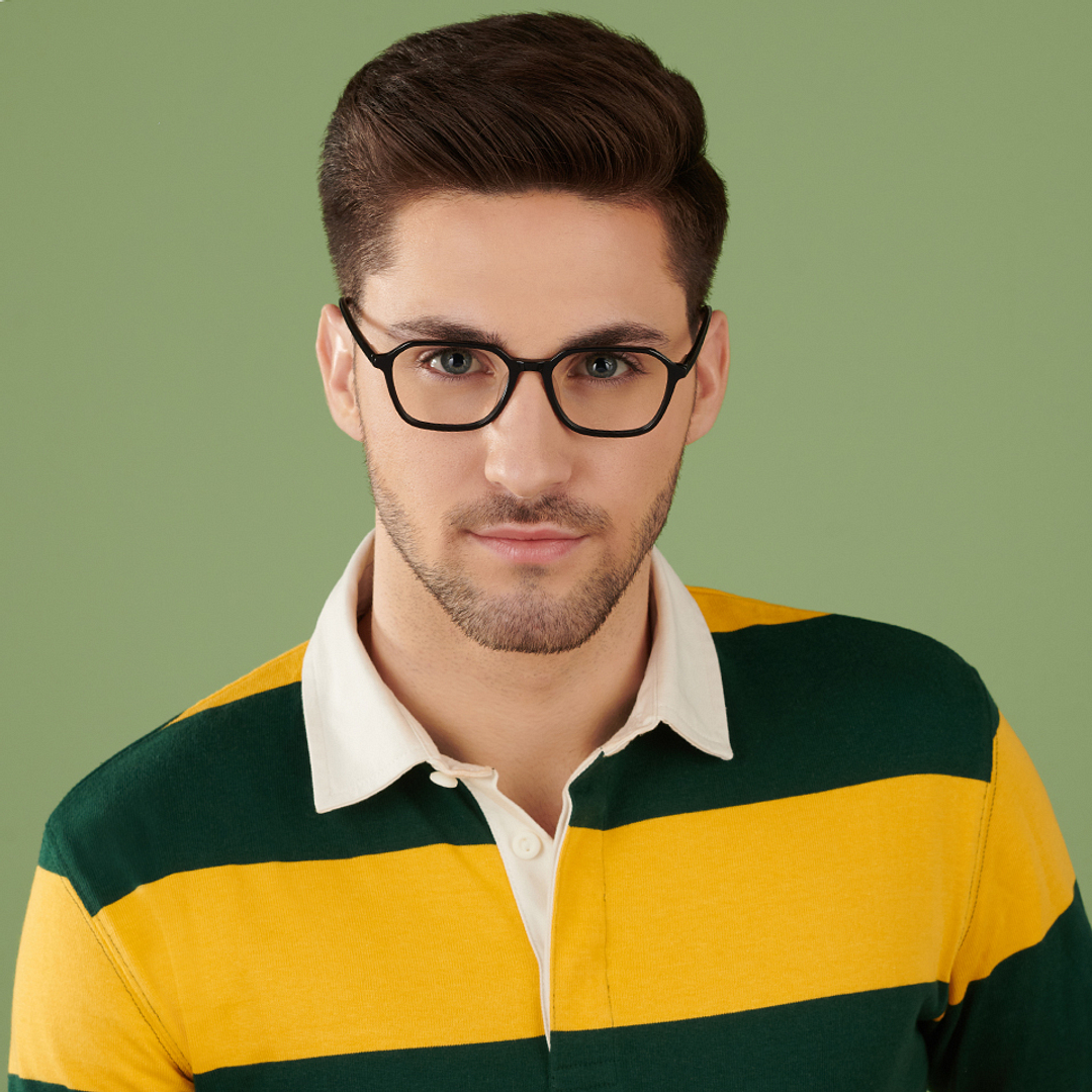Vincent Chase Online Black Full Rim Geometric right side