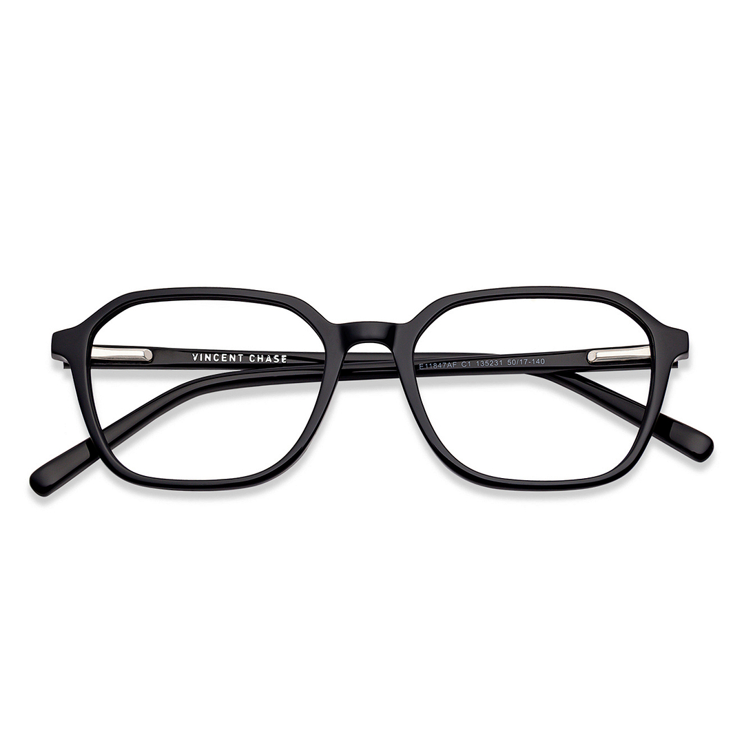 Vincent Chase Online Black Full Rim Geometric left side