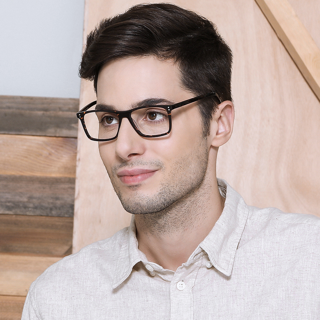 Vincent Chase Online Light Brown Full Rim Rectangle left side