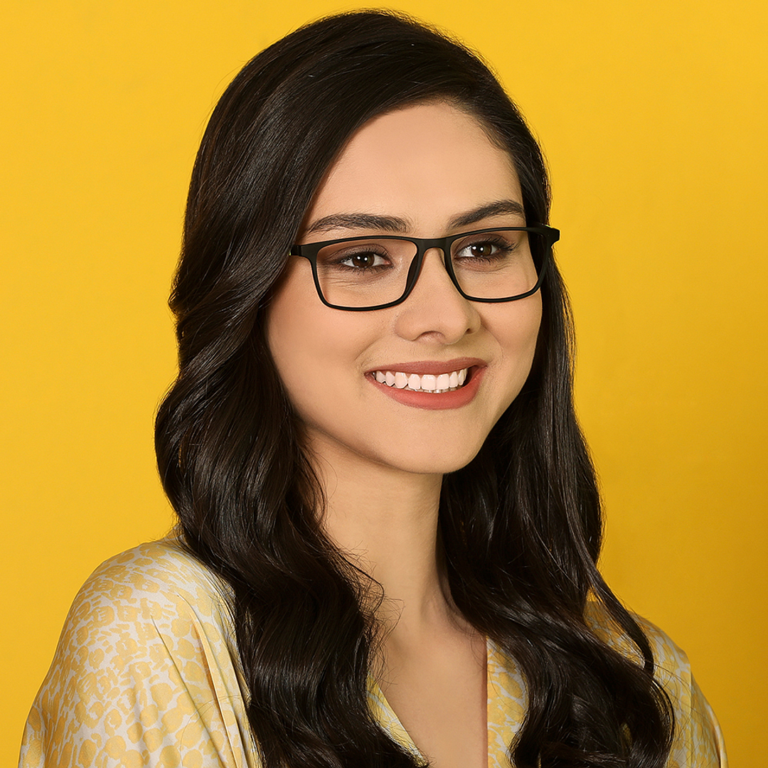 Lenskart Air Online Black Full Rim Rectangle left side