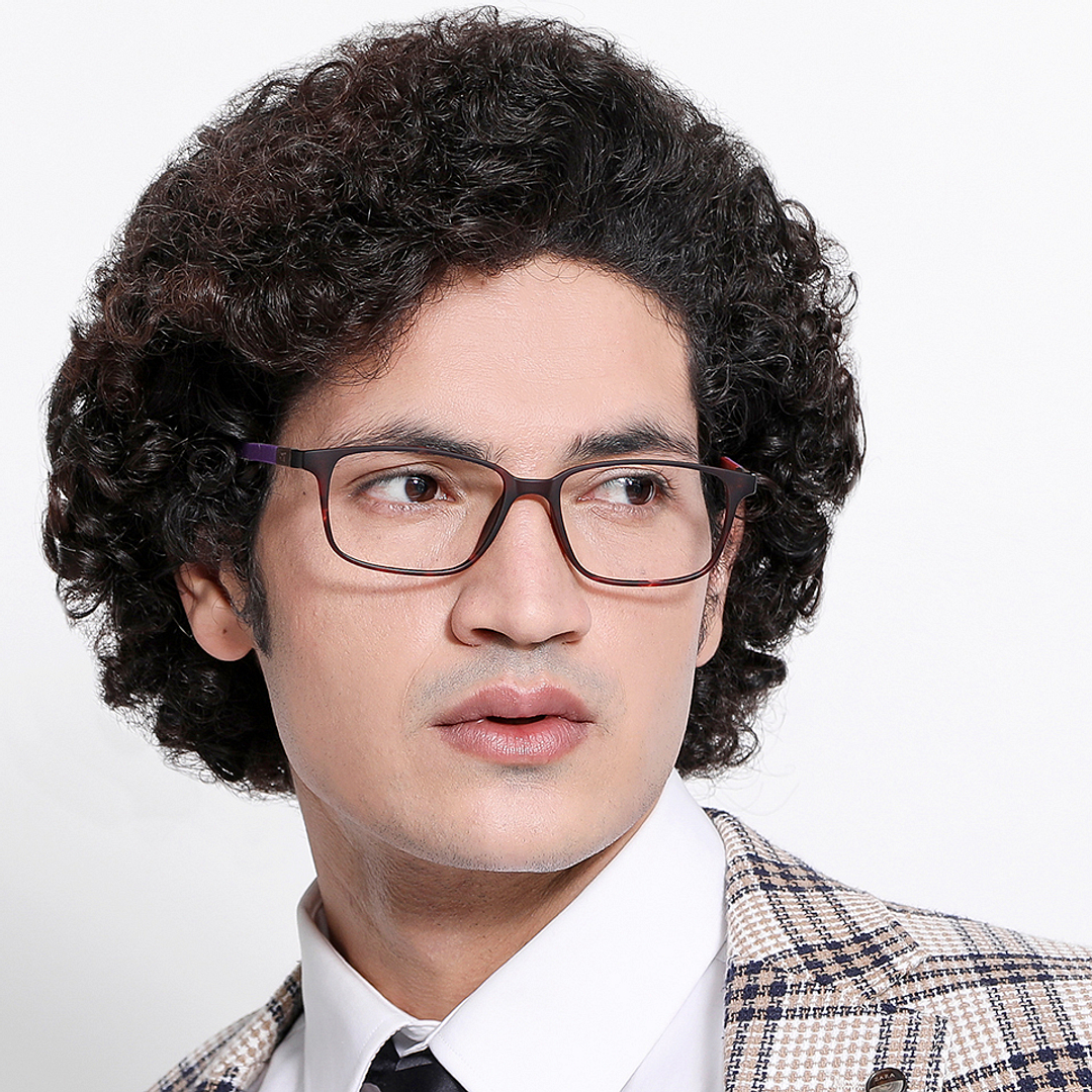 Lenskart Air Online Tortoise Full Rim Rectangle left side