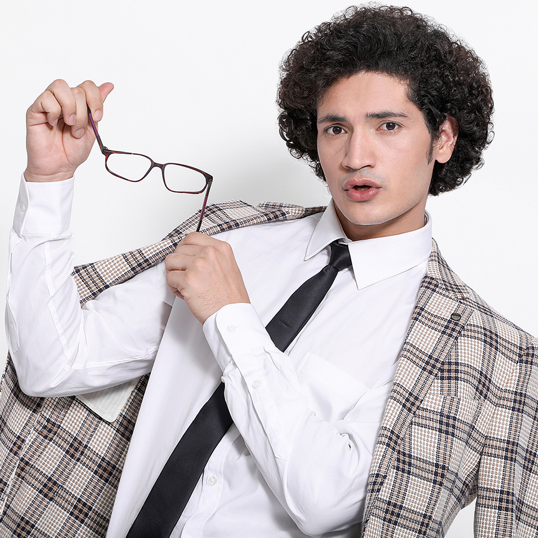 Lenskart Air Online Tortoise Full Rim Rectangle left side