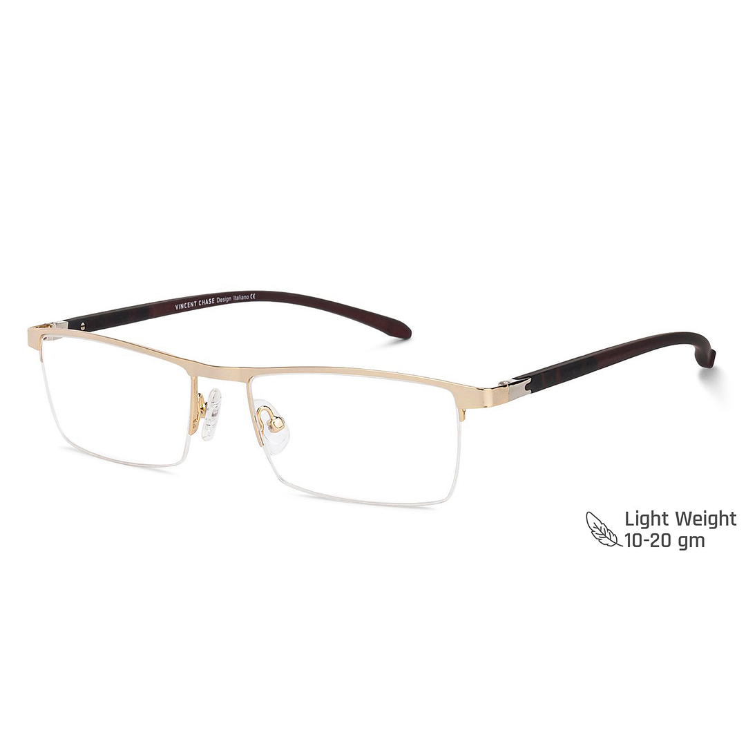 Lenskart Air Online Black Half Rim Rectangle right side