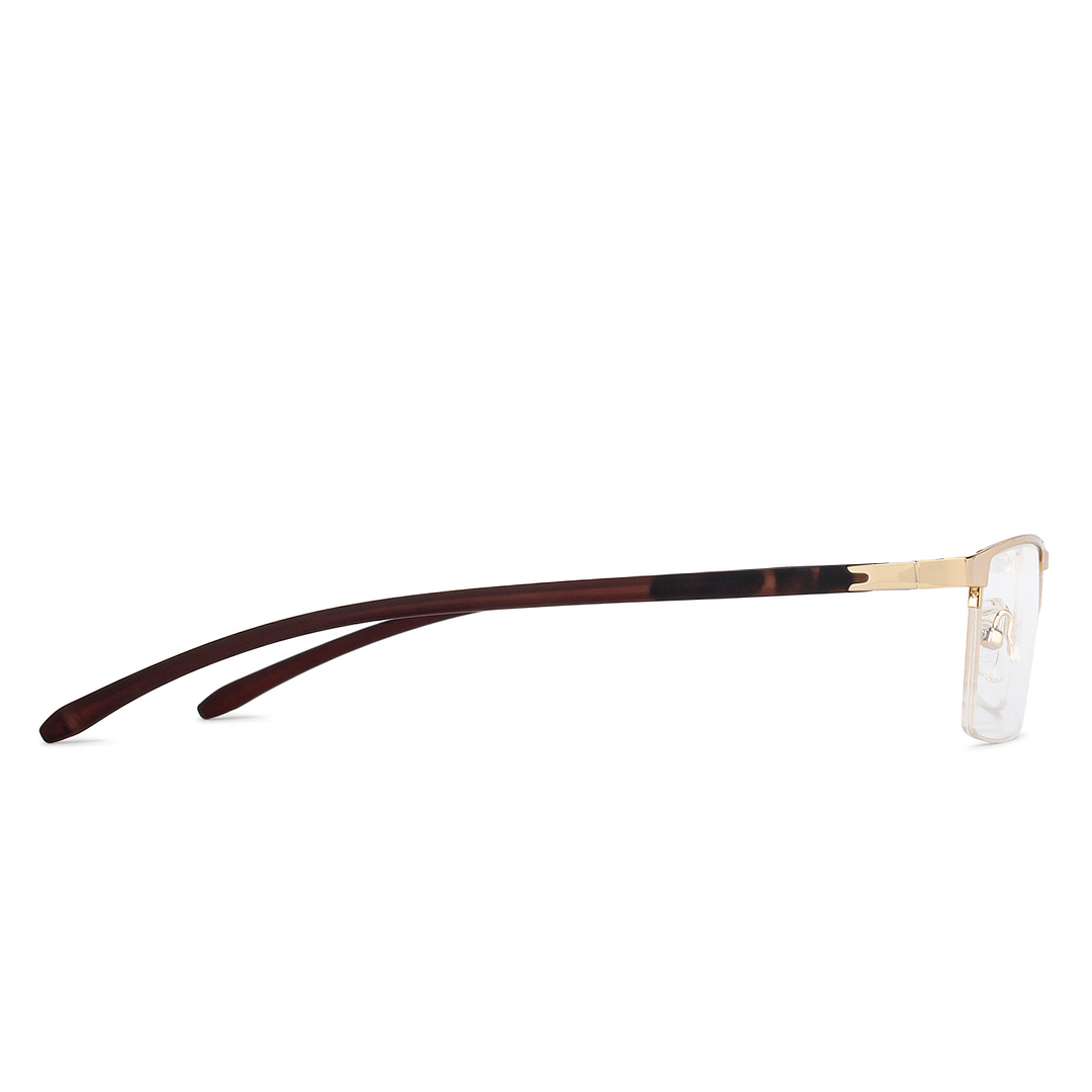 Lenskart Air Online Black Half Rim Rectangle left side