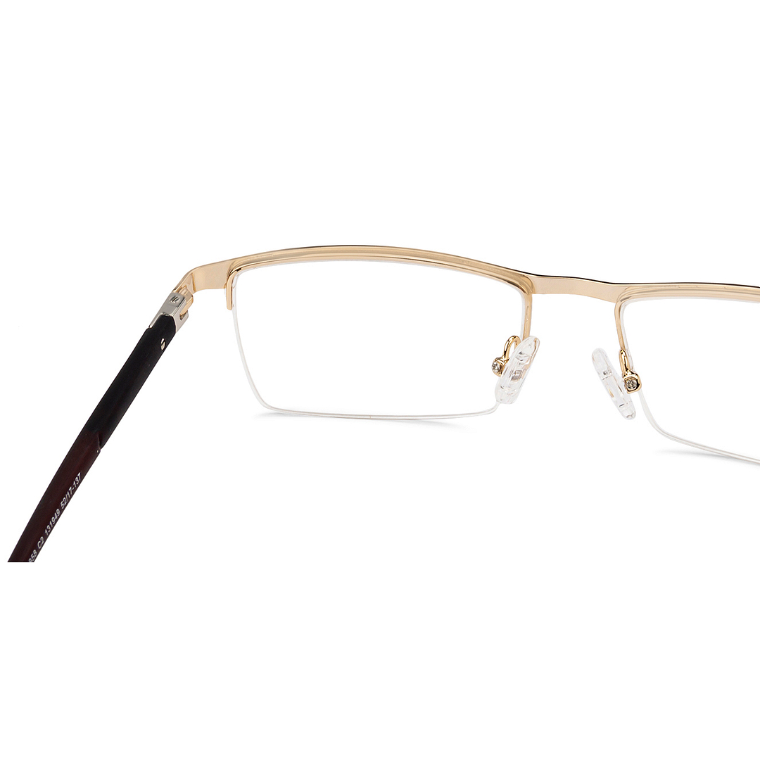 Lenskart Air Online Black Half Rim Rectangle right side