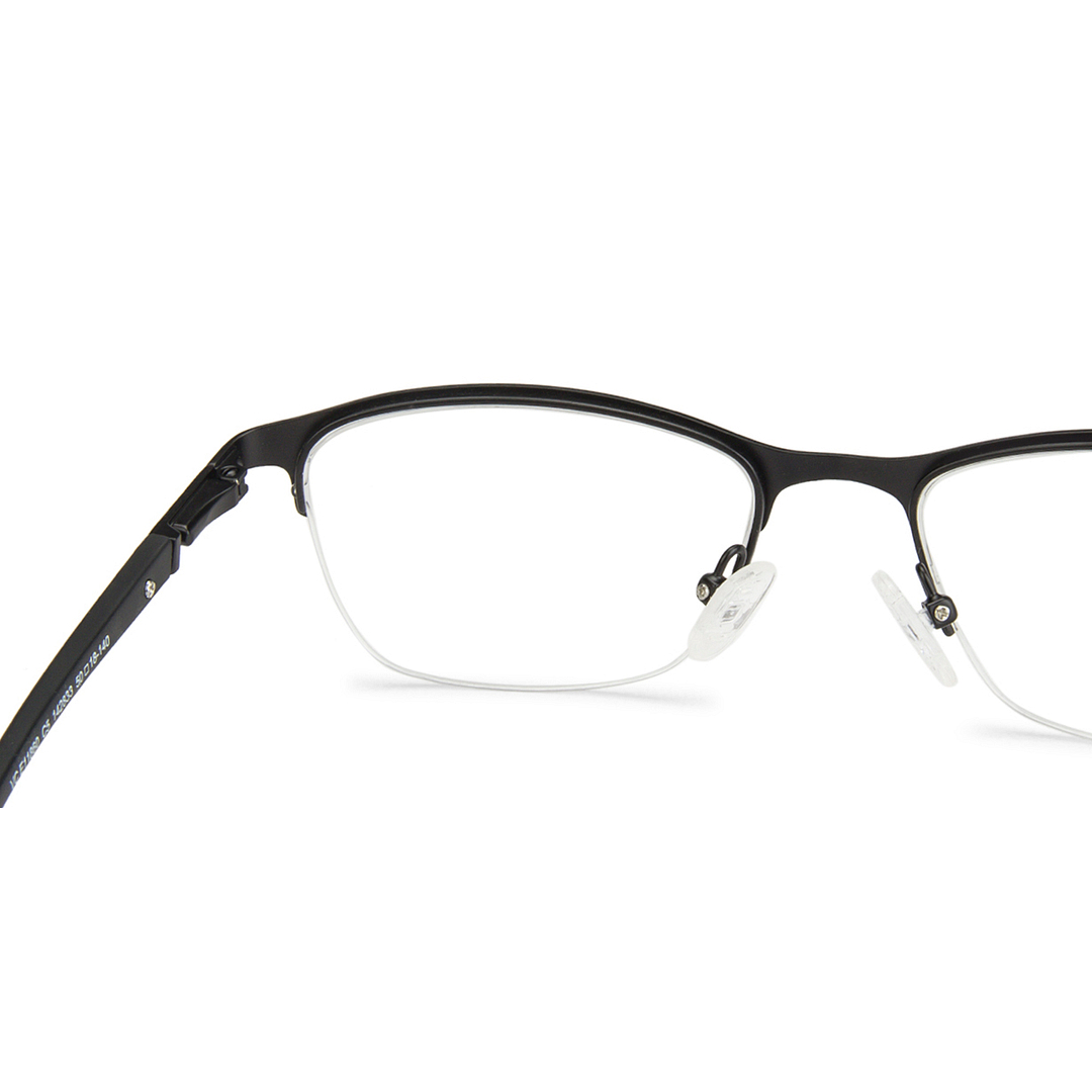 Vincent Chase Black Half Rim Cat Eye right side