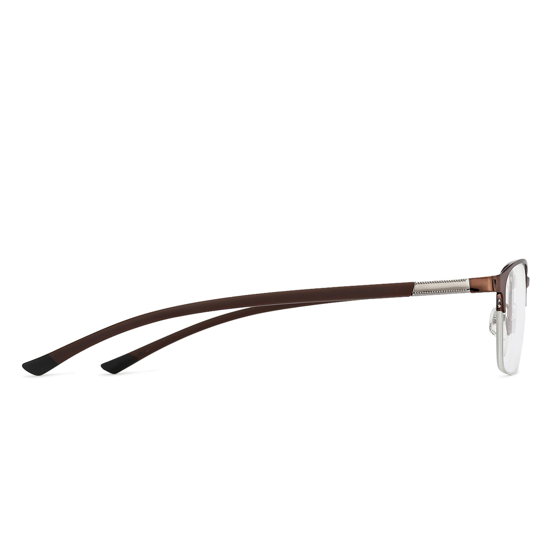 Vincent Chase Online Light Brown Half Rim Cat Eye right side