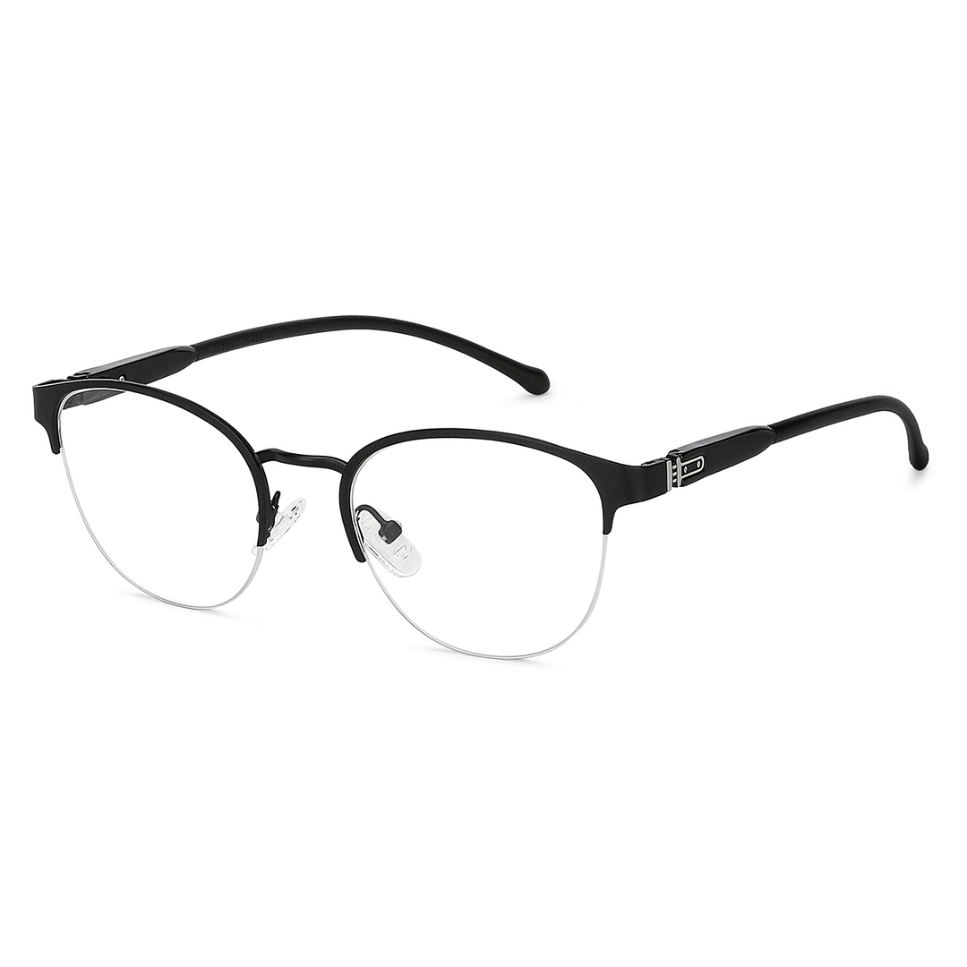 Lenskart Air Online Black Half Rim Round right side