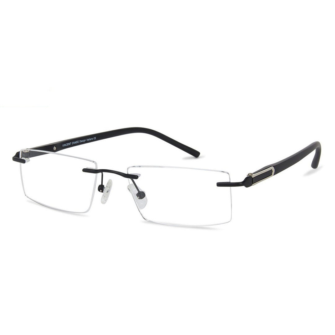 Lenskart Air Online Black Rimless Rectangle right side