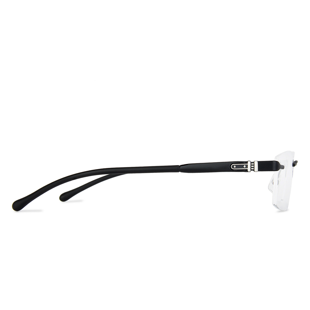 Lenskart Air Online Black Rimless Rectangle left side