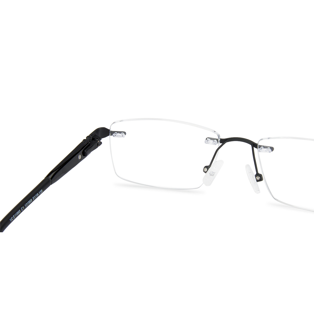 Lenskart Air Online Black Rimless Rectangle right side