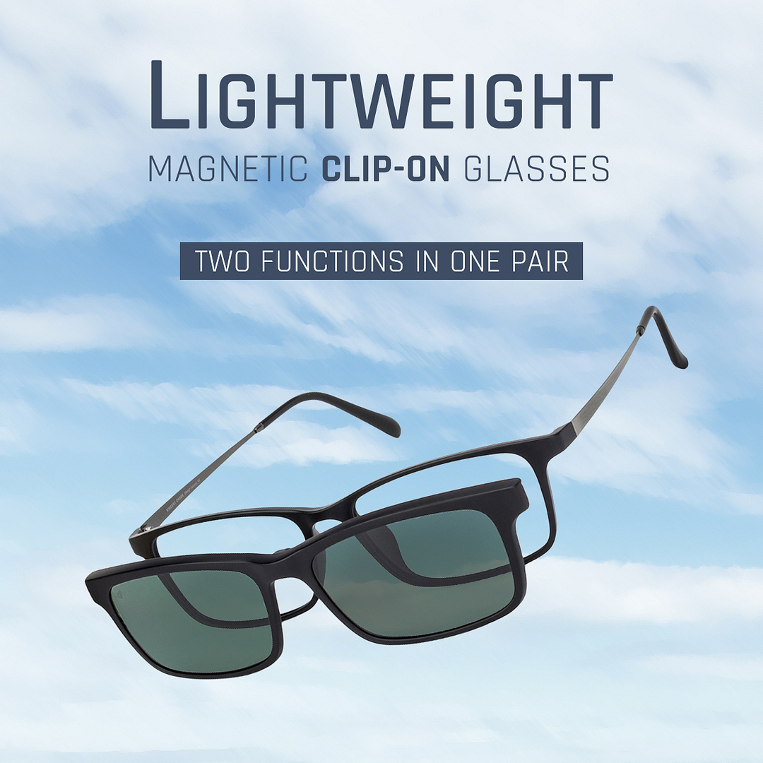 Lenskart Air Online Black Full Rim Rectangle left side