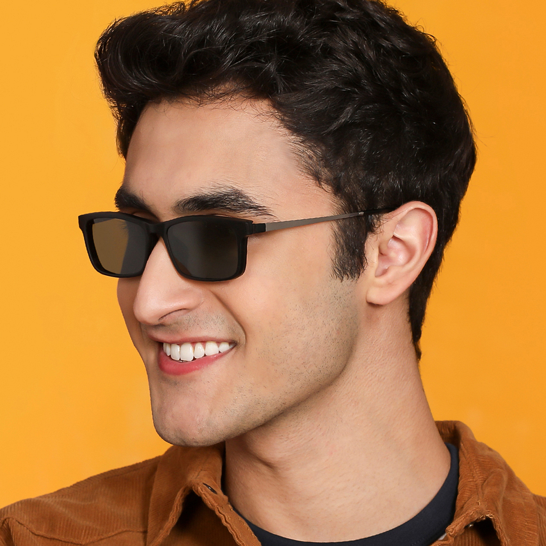 Lenskart Air Online Black Full Rim Rectangle right side