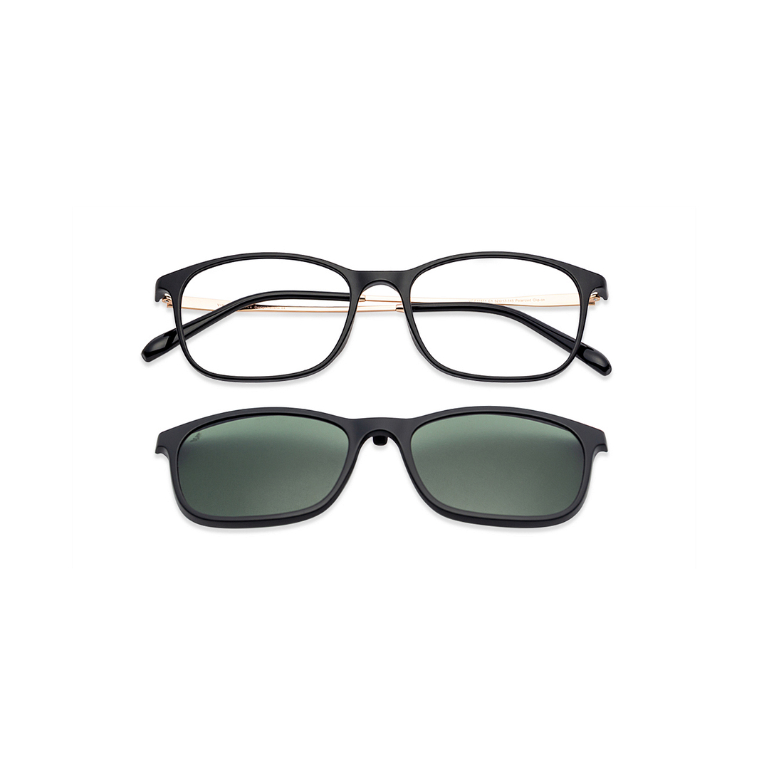 Lenskart Air Online Black Full Rim Rectangle left side