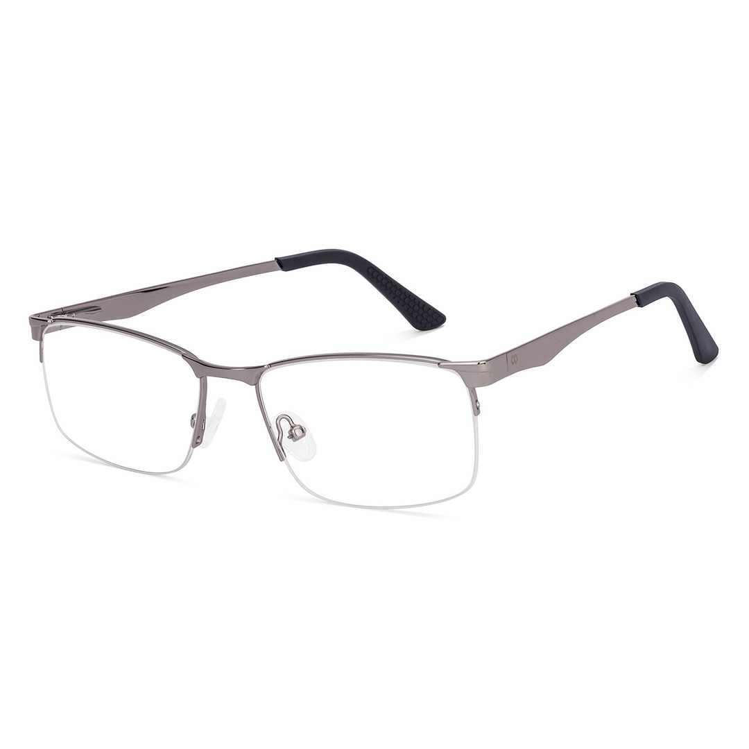 Vincent Chase Online Silver Half Rim Rectangle right side