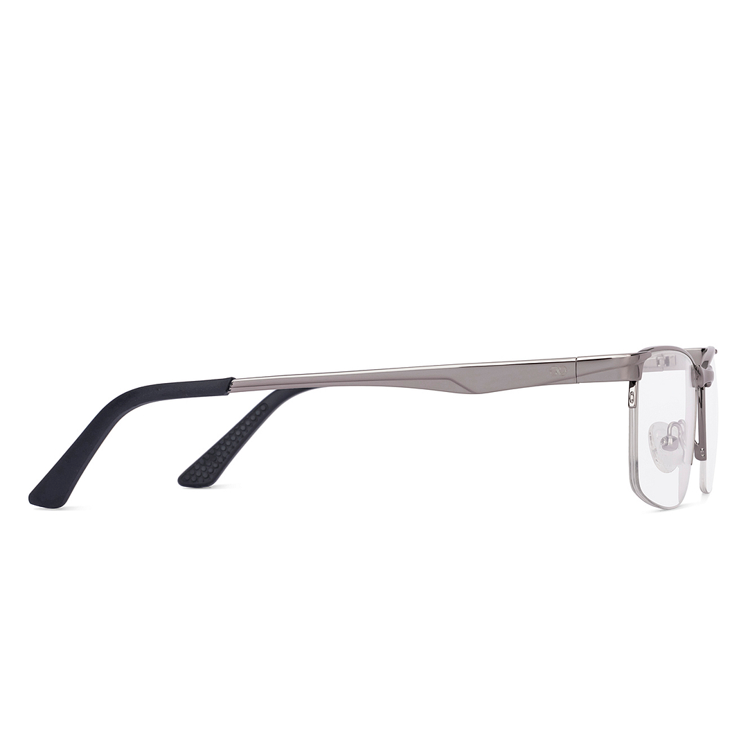 Vincent Chase Online Silver Half Rim Rectangle left side
