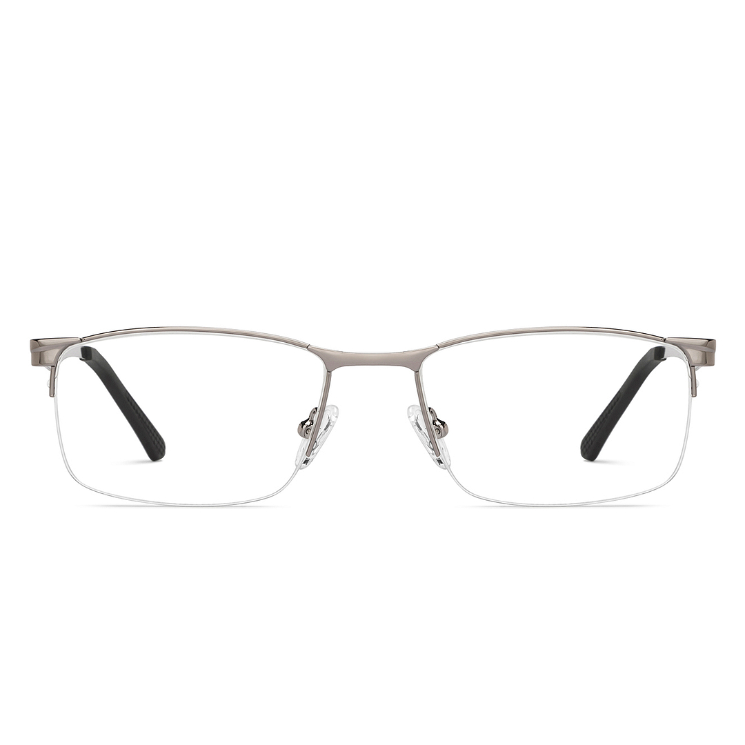 Vincent Chase Silver Half Rim Rectangle right side