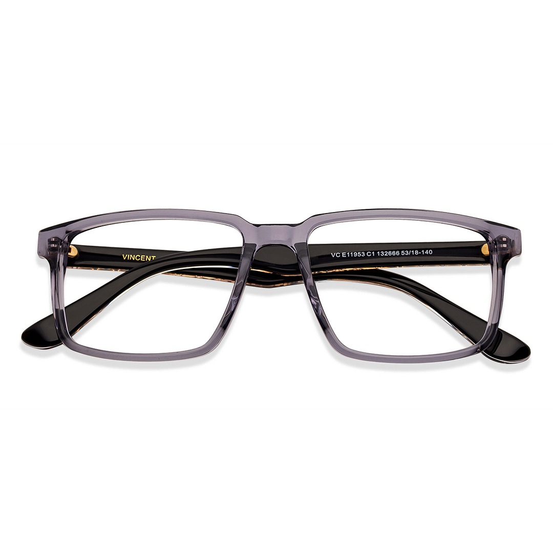 Vincent Chase Online Gray Transparent Full Rim Square right side