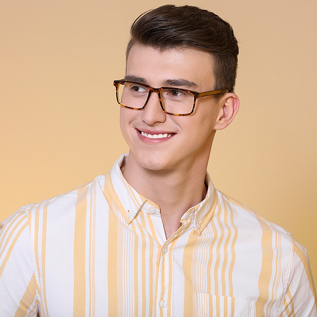 Vincent Chase Online Light Brown Full Rim Square right side