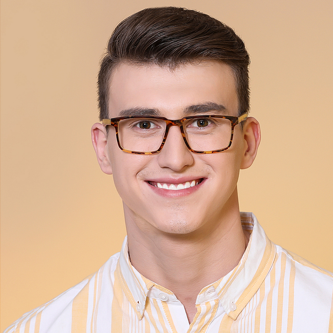 Vincent Chase Online Light Brown Full Rim Square left side