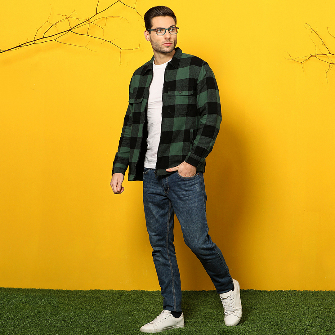 Lenskart Air Online Blue Transparent Full Rim Rectangle left side